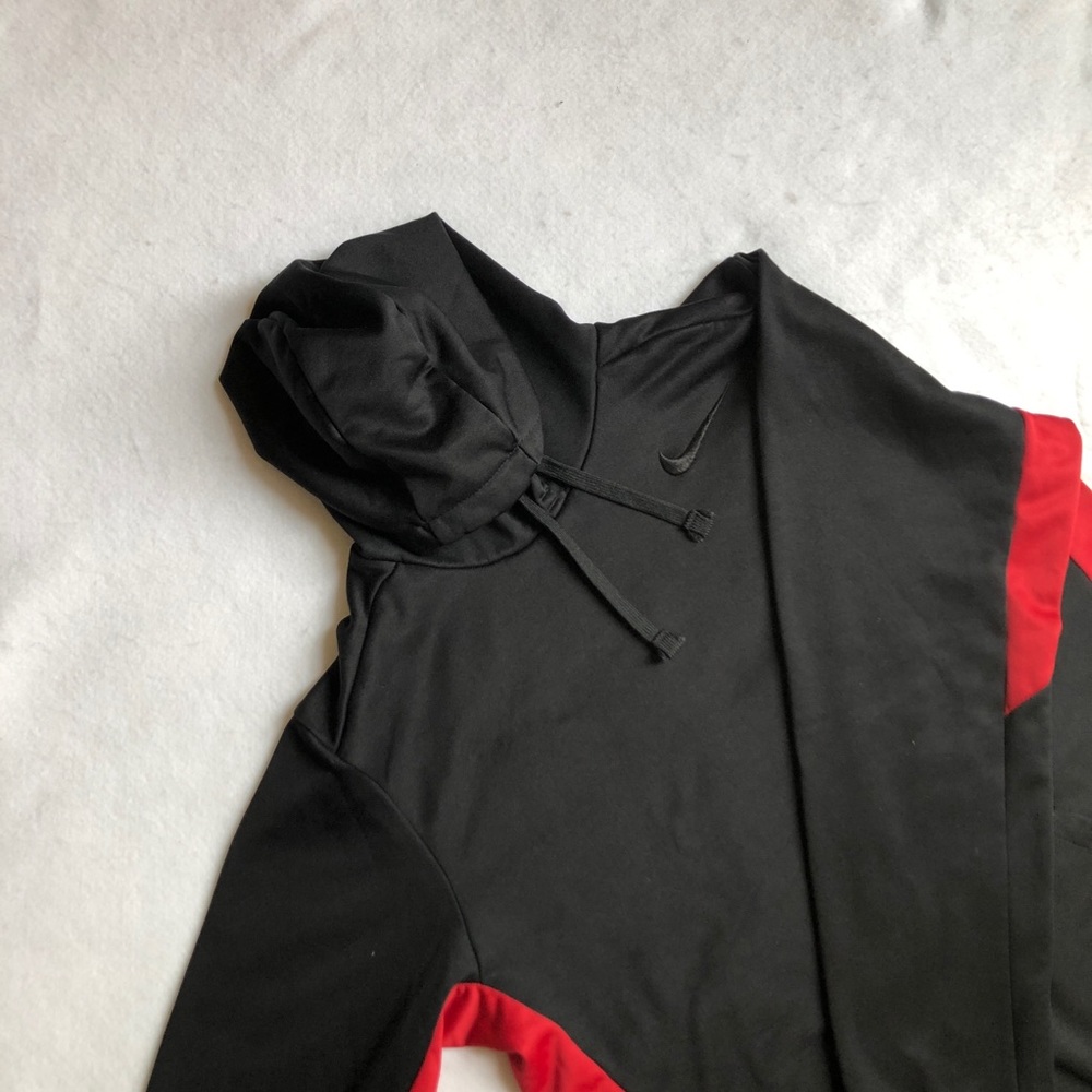 Boys Black and Red Nike Hoodie